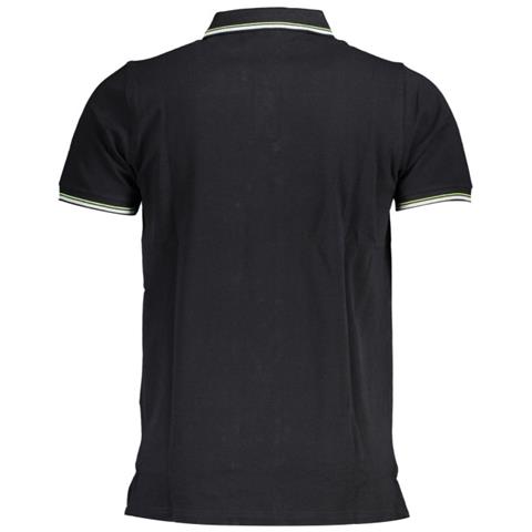 POLO DA UOMO A MANICHE CORTE NORVEGIA 1963 NERO - Colore: Nero, Taglia: L - Foto 2