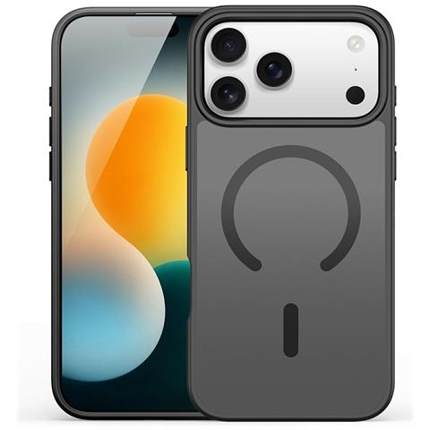 Cover per iPhone 17 Pro Max - TPU+PC, Nero, MagSafe - Foto 1