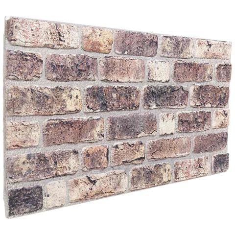 Pannelli da parete 10 pcs Marrone Scuro 100 x 50 cm Schiuma EPS - Foto 1