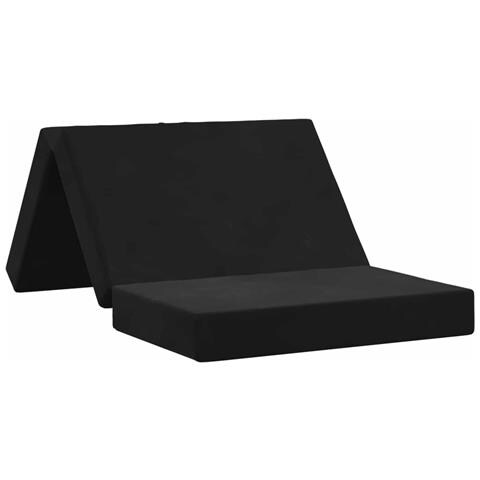 Divano Letto Pieghevole 100 x 67 x 45 cm Nero - Foto 1