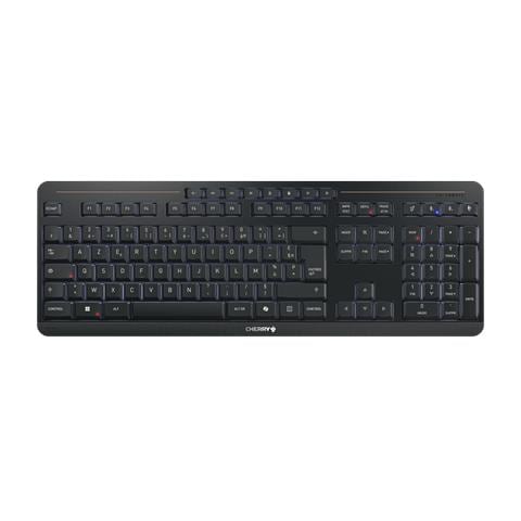 Stream keyboard ultimate tastiera Casa /ufficio USB + RF Wireless + Bluetooth AZERTY Francese Nero - Foto 1
