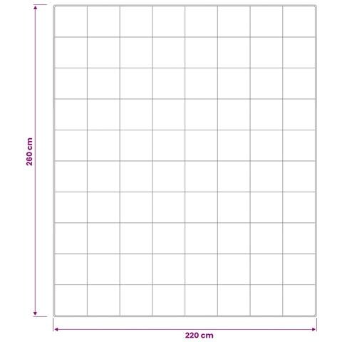 Set di piumone e cuscini 3 pz 220x260 cm Estate 140 GSM Lana - Foto 10