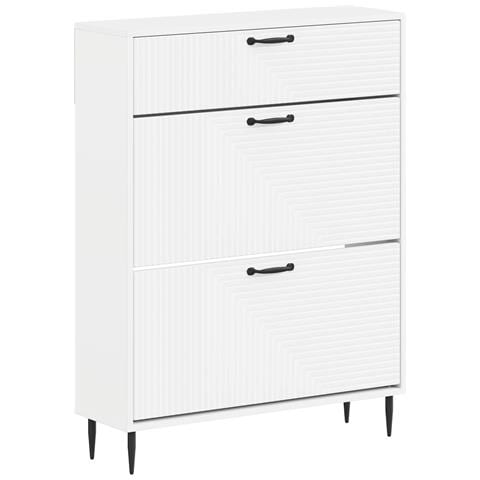 Mobile per scarpe HAARLEM 78 x 24 x 103 cm Legno ingegnerizzato - Foto 1