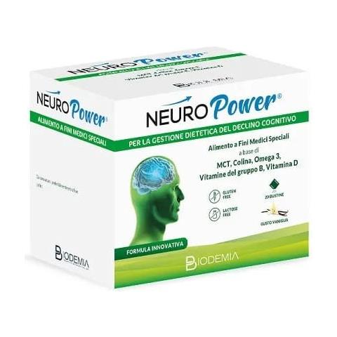 Biodemia Neuropower 20 Bustine Gusto Vaniglia - Foto 1