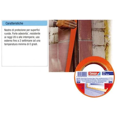 Nastro 33x50mm Pvc Arancio Uv - Foto 2