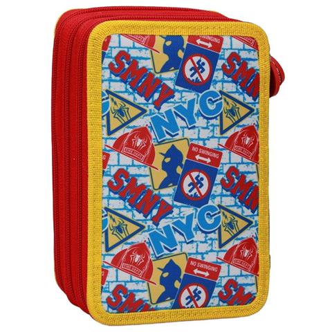 Astuccio a 3 Zip con Accessori per la Scuola e il Disegno The Amazing Spiderman - Foto 2