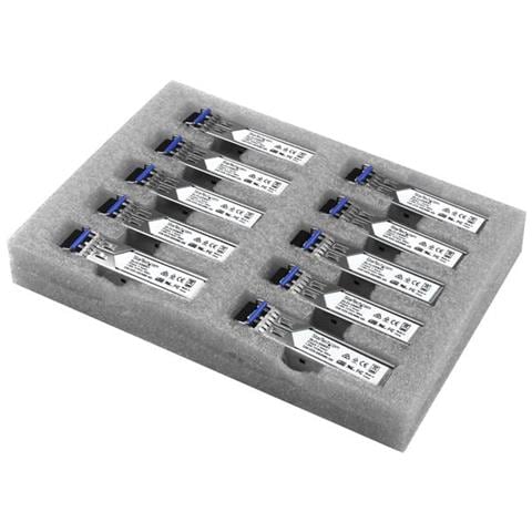 Modulo Ricetrasmettitore SFP in Fibra Gigabit - Compatibile con Cisco GLC-LH-SM - SM / MM LC Pacco da 10 - Foto 1