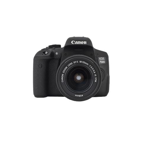 EOS 750D Kit 24-105 IS STM Nero Sensore CMOS 24 Mpx Display 3" Filmati Full HD Wi-Fi / NFC - Foto 1