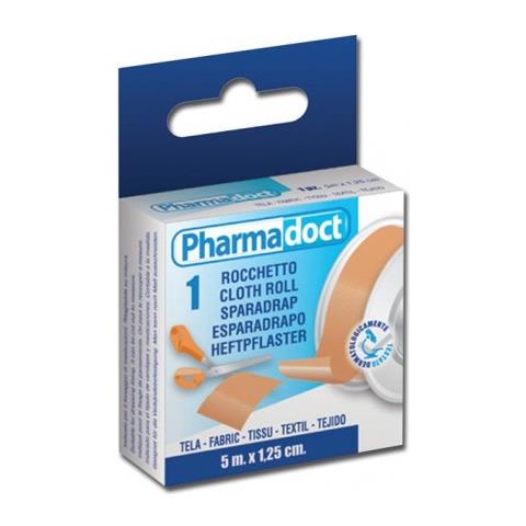 Rocchetto Cerotto Tela 5 M X 1.25 Cm - Conf. Da 18 Pezzi - Foto 2
