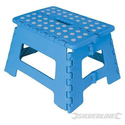 968731 Sgabello Pieghevole Con Gradino 150 Kg - Foto 5