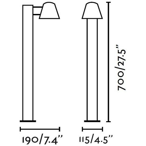 Faro 71352 - Gina Lampada Paletto Grigio Scuro - Foto 2