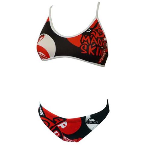 Bikinis E Tankinis Turbo Maori Tattoo Thin Strap Costumi Junior 9-10 Years - Foto 1