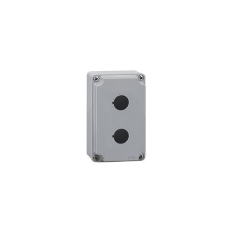 Custodia In Metallo Grigio Ip67 Per 2 Pulsanti Lpzm2a8 - Foto 1
