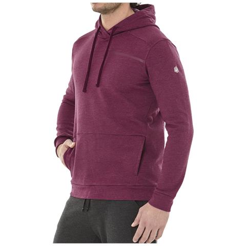 felpa bordeaux asics