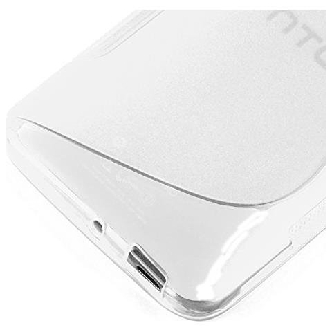 Custodia Compatibile Con Htc Butterfly S In Semi Transparente - Coperchio Protettivo In Silicone Tpu Flessibile - Foto 2