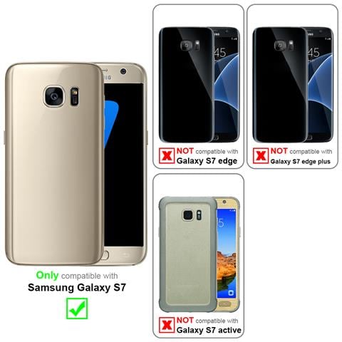 Custodia Compatibile Con Samsung Galaxy S7 In Liquid Blu - Coperchio Protettivo In Silicone Tpu Flessibile - Foto 11