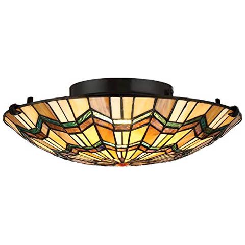 Plafoniera Classica, 2 X 60 W / e27 Alcott Qz / alcott / f Quoizel - Foto 1
