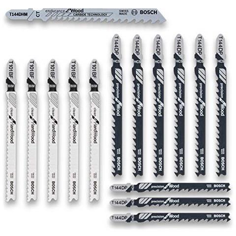 Professionale - Set Di 15 Un Alternativo Zoppo Seghetto (per Legno, Accessori Per Seghetto Alternativo - Foto 2