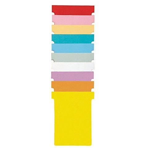 Schede a T Indice 1. 5 blu chiaro (100)  - Foto 1