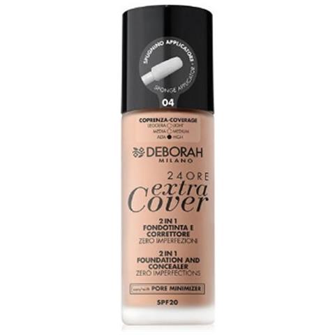 24 Ore Extra Cover 2 In 1 Fondotinta E Correttore N. 04 Apricot Spf 20 Da 30 Ml - Foto 2