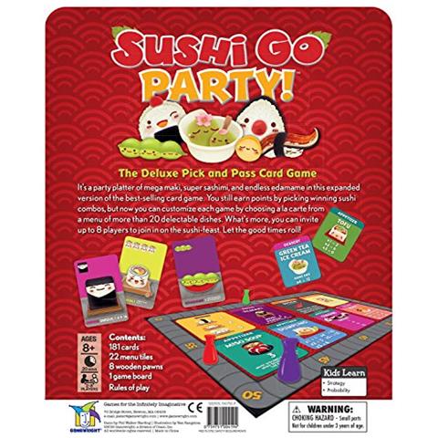 Sushi Go Party - Il Gioco Di Carte Deluxe Pick & Pass Di, Multicolore - Foto 2