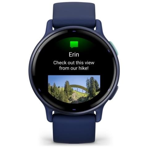 Vivoactive 5 3,05 cm (1.2") AMOLED 42 mm Digitale 390 x 390 Pixel Touch screen Blu Wi-Fi GPS (satellitare) - Foto 2