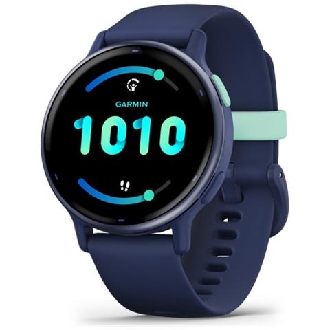 Sportwatch vívoactive 5 Impermeabile 5 ATM Display Amoled a Colori GPS Bluetooth ANT+ Wi-Fi Cinturino in Silicone Colore Navy - Foto 1