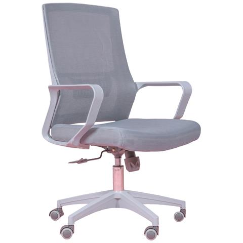 Sedia Da Ufficio Ergonomica Regolabile In Mesh Traspirante Con Finiture Grigie - Mesh - Foto 1