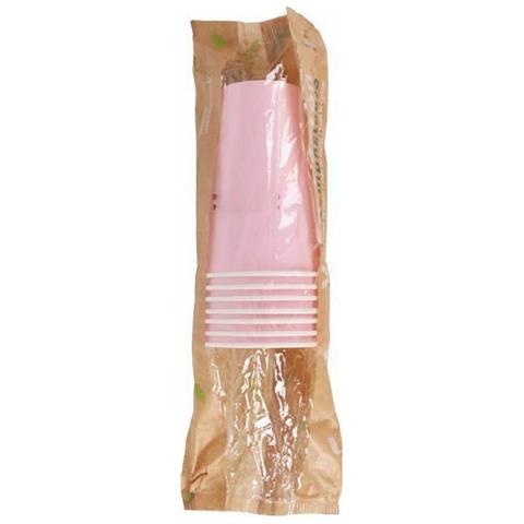 Set Di Bicchieri Algon Monouso Cartone Rosa 7 Pezzi 450 Ml (16 Unità) - Foto 2