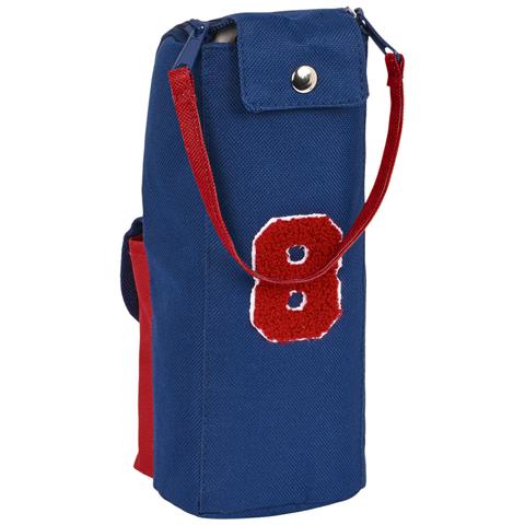 Astuccio Scuola University Rosso Blu Marino (6 X 21 X 6 Cm) - Foto 2