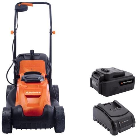 LM C32A tagliaerba Tagliaerba a spinta Batteria Nero, Arancione - Foto 4