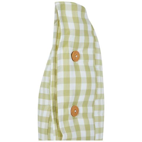 Set Di 2 Cuscini Talya 40 X 60 Cm Verde Oliva Trama A Scacchi - Foto 7