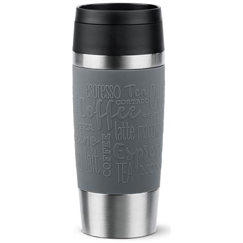 Travel Mug Classic 36 ml Grigio, Acciaio inox - Foto 1