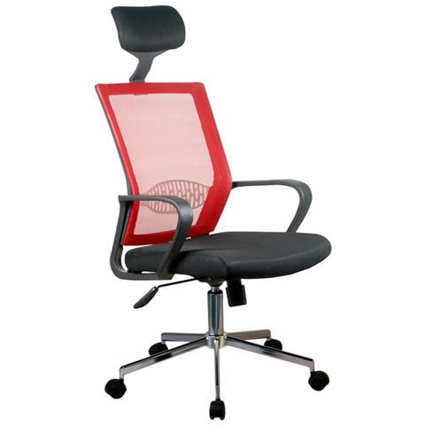 Sedia da ufficio OCF9, Colore Rosso - Foto 1