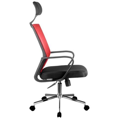 Sedia da ufficio OCF9, Colore Rosso - Foto 2