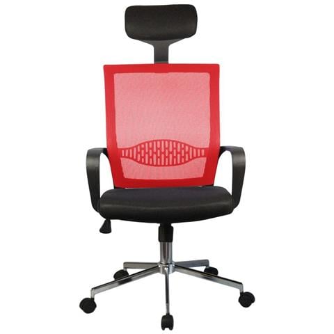 Sedia da ufficio OCF9, Colore Rosso - Foto 5
