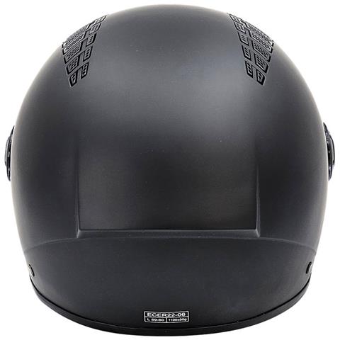 Casco Da Moto Dj 834 Flow Colore Nero Opaco, Taglia Xl - Foto 3