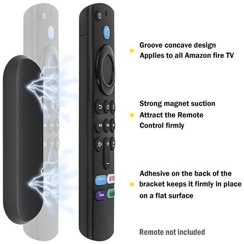 Supporto Da Parete Per Supporto Magnetico Per Telecomando Black - Foto 2