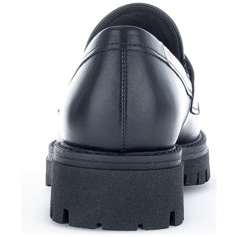 Black Casual Closed Loafers Mocassino Pelle Scarpe Donna Nero Eu 36, 32453-57 - Foto 3