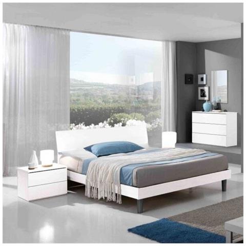 Letto Singolo Giroletto Manitoba Bianco - Foto 1