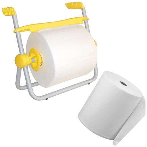 Dispenser Rotolo Carta Da Tavolo O Muro, Completo Di Porta Busta - Foto 4