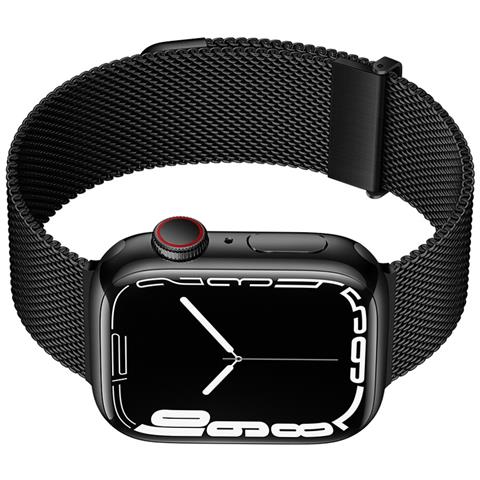 Cinturino Graphite Milanese Loop Per Apple Watch Black L - Foto 1