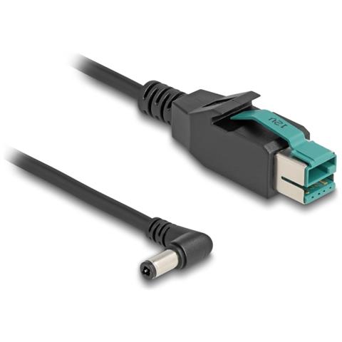 Cavo PoweredUSB maschio 12 V - DC 5,5 x 2,5 mm maschio ad angolo 2 m - Foto 1