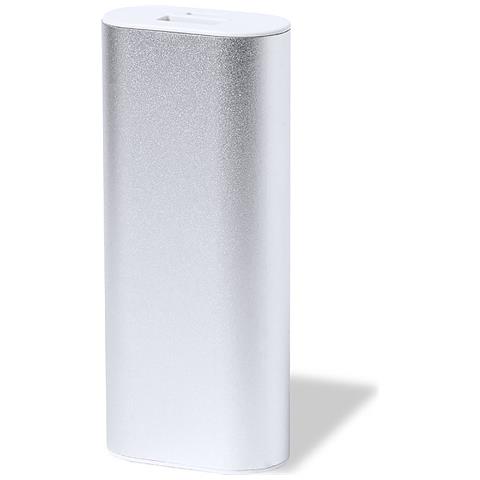Powerbank 2200 Mah. Usb In Alluminio. 4,1x9,5x2,3 Centimetri. Color Argento - Foto 3