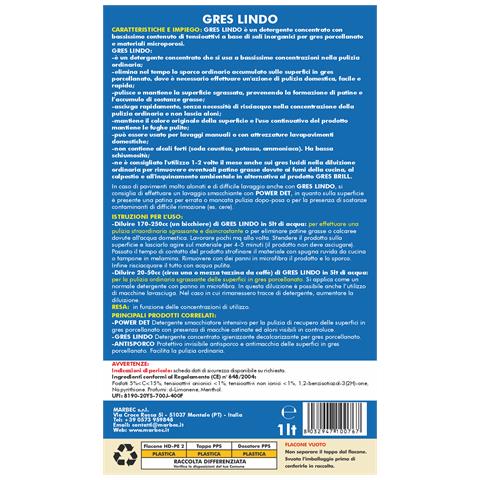 Gres Lindo 1lt - Detergente Per Gres Porcellanato - Foto 5