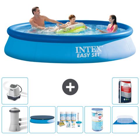 Piscina Fuori Terra - In Giro - 366x76 Cm - Blu - Include Accessori Coordinati A1012 - Foto 1