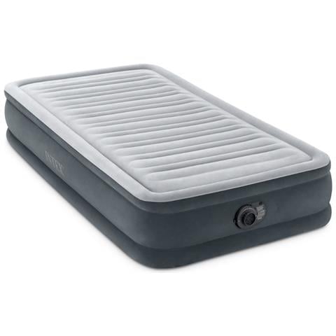 Set Materassino Gonfiabile - 191x99x33 Cm - Lichtgrijs - Include Accessori Coordinati - Foto 2