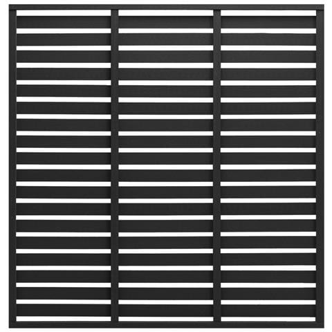 Lusso Casadino -  Pannello Di Recinzione In Wpc 180x180 Cm Nero - Foto 2