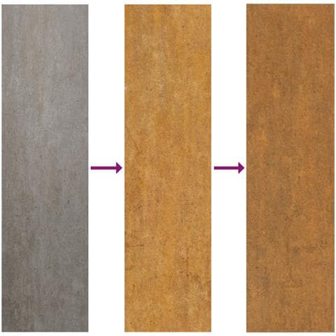 Supporti per Piante da Esterno Pillar 2 pz 24x24x35 cm Acciaio Corten - Foto 9