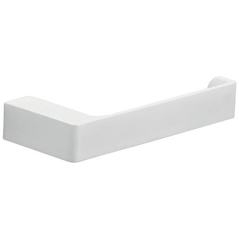 Portarotolo Da Muro In Ottone E Cromall Pi24 Serie Pirenei Bianco Opaco - Foto 1